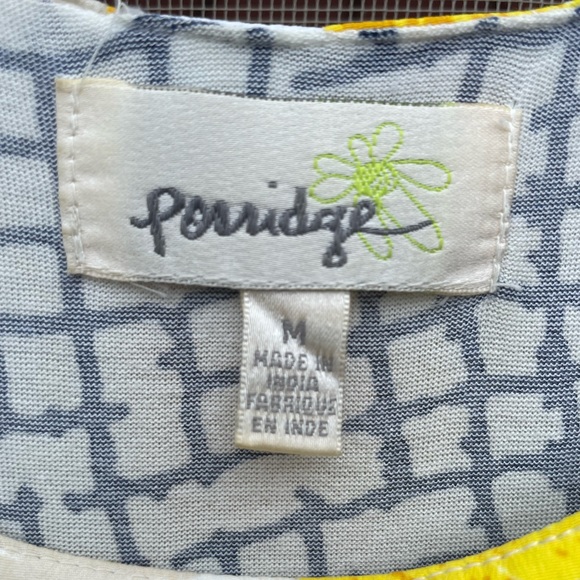 Anthropologie Porridge Lemon Slice Print Swing Layered Top🍋 - Picture 4 of 4